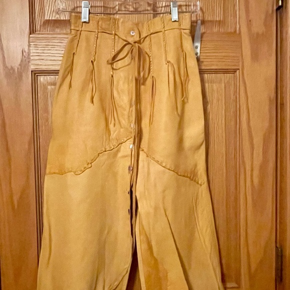 Vintage Antelope Leather Jacket, Halter and Skirt Set - Picture 9 of 16